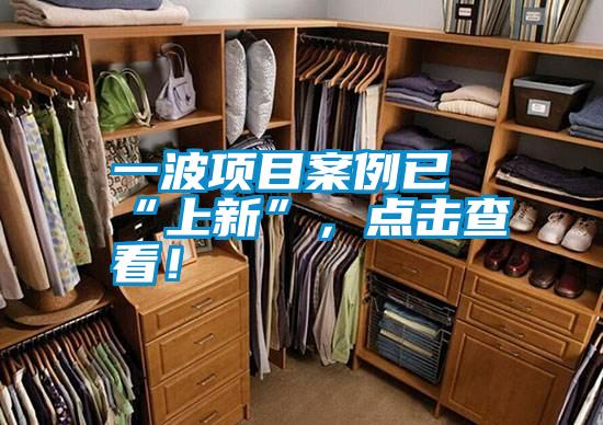 一波項(xiàng)目案例已“上新”，點(diǎn)擊查看！
