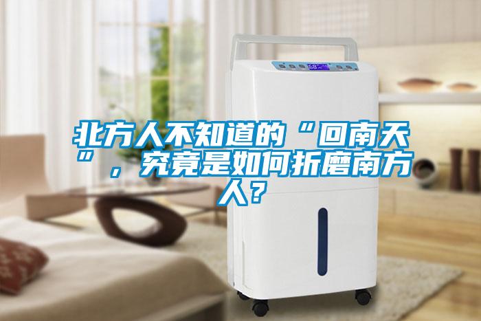 北方人不知道的“回南天”，究竟是如何折磨南方人？