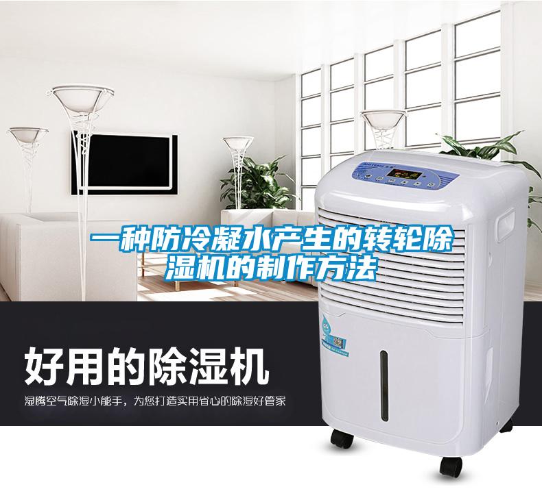 一種防冷凝水產(chǎn)生的轉(zhuǎn)輪除濕機的制作方法