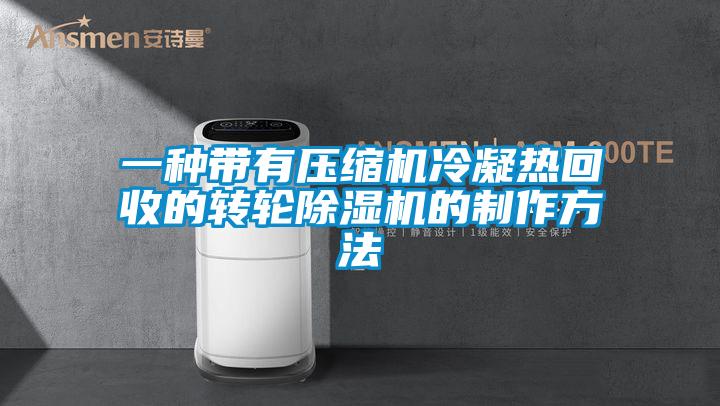 一種帶有壓縮機(jī)冷凝熱回收的轉(zhuǎn)輪除濕機(jī)的制作方法