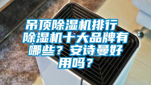 吊頂除濕機(jī)排行 除濕機(jī)十大品牌有哪些？安詩曼好用嗎？