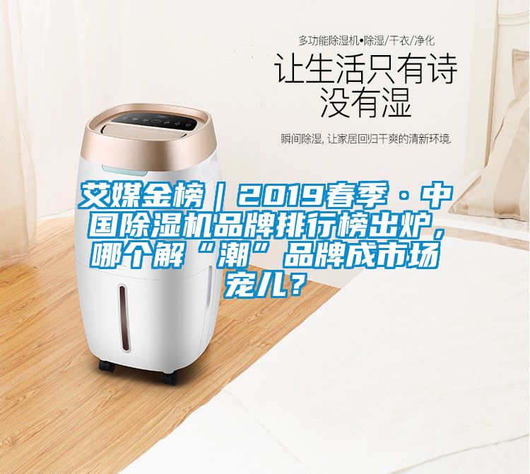 艾媒金榜｜2019春季·中國(guó)除濕機(jī)品牌排行榜出爐，哪個(gè)解“潮”品牌成市場(chǎng)寵兒？