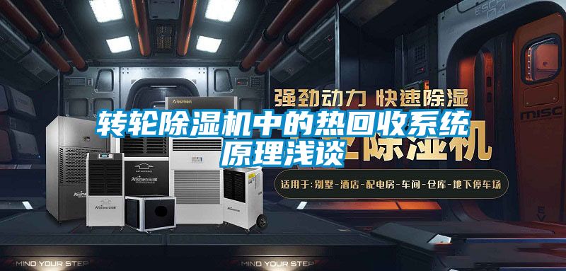 轉輪除濕機中的熱回收系統(tǒng)原理淺談
